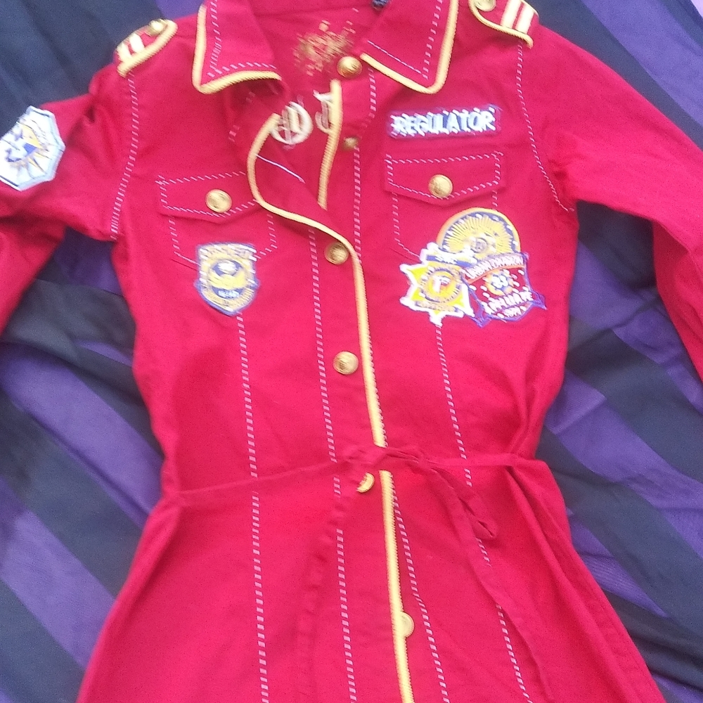 Red Soura N Cream Dress